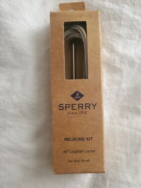 Sperry TAN 46in Replacemenr Laces NWT